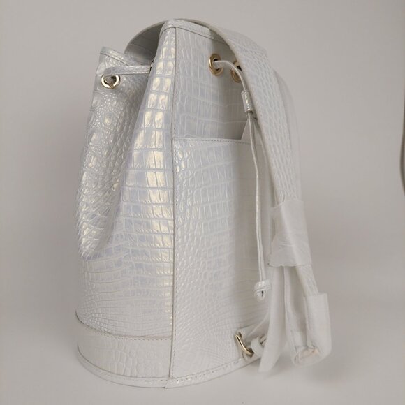 SOLD BRAHMIN Allie Shell White Melbourne Slingback Bag & Cheryl Cardholder SET - Picture 12 of 16